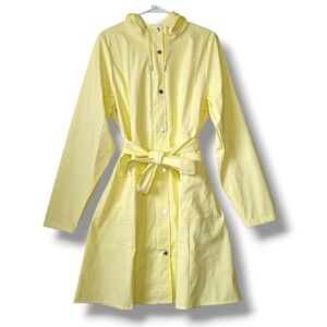 RAINS Curve W Trench Coat Jacket